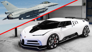 Why Buy A Bugatti Centodieci When You Can Have This F-16 Fighter Jet For Less?